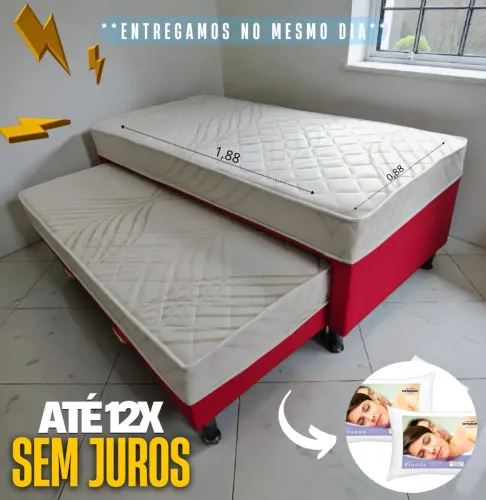 BICAMA SOLTEIRO MOLAS ENSACADAS
