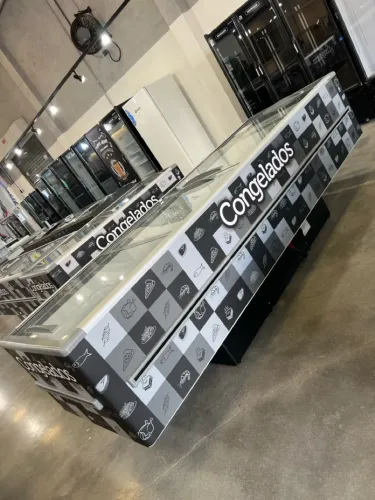 Ilha congelados 3 metros 1163L - iluminação LED- pronta entrega