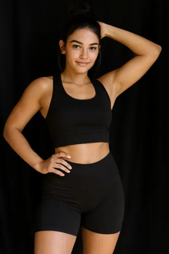 conjunto Top e Short Legging