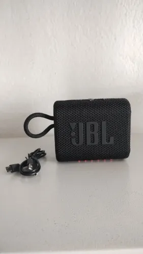 CAIXA DE SOM JBL GO3, PRETA 