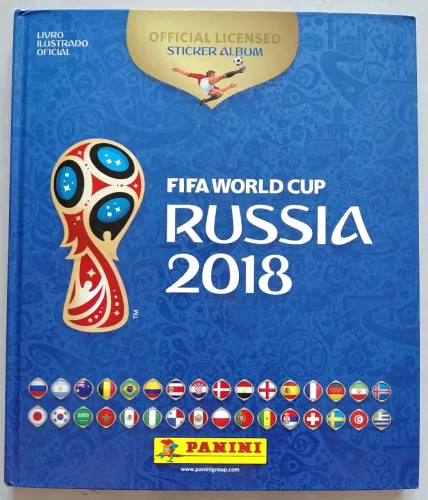 Álbum Copa do Mundo 2018 Completo Colado