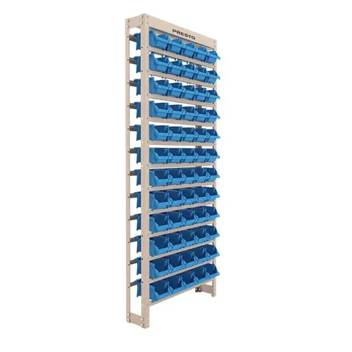 Kit estante organizador gavetetas bin  60 gavetas N3 - Presto 