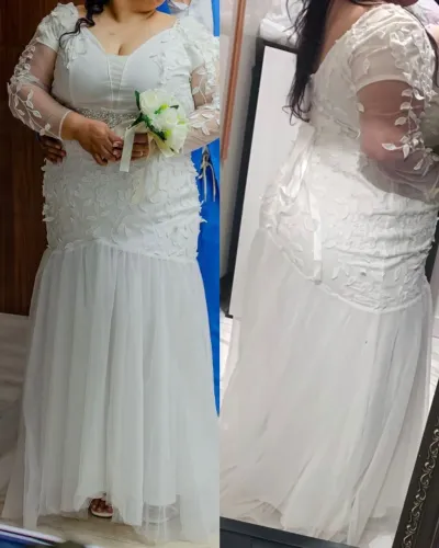 VESTIDO DE NOIVA PLUS SIZE *52 