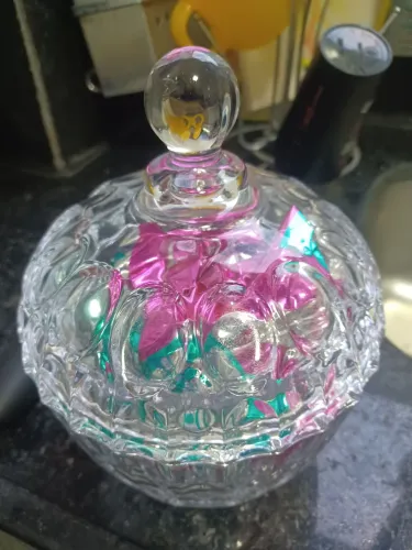 Bomboniere vidro grosso 