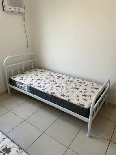 Cama de Casal em Tubo de Aço - Detalhes