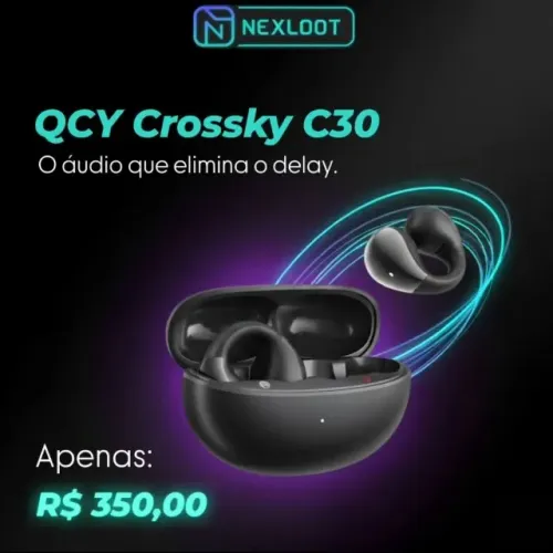 Fone Clipe: QCY Crossky C30