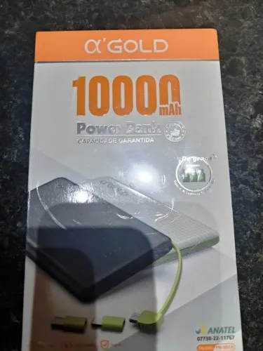 Carregador Power Bank Gold 10000mAh PN- 951A