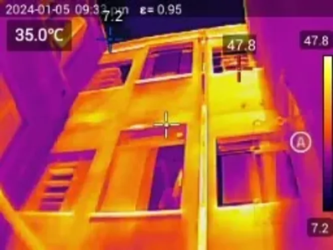 Termografia - VAZAMENTOS - PATOLOGIAS DE FACHADA