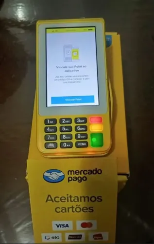 Máquina de cartão de crédito mercado pago