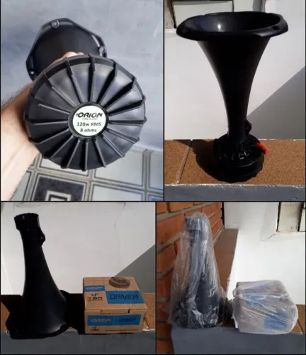 Corneta (Drive) "ORION" 120W RMS 8 Ohms mais cone rosqueável (NOVO)