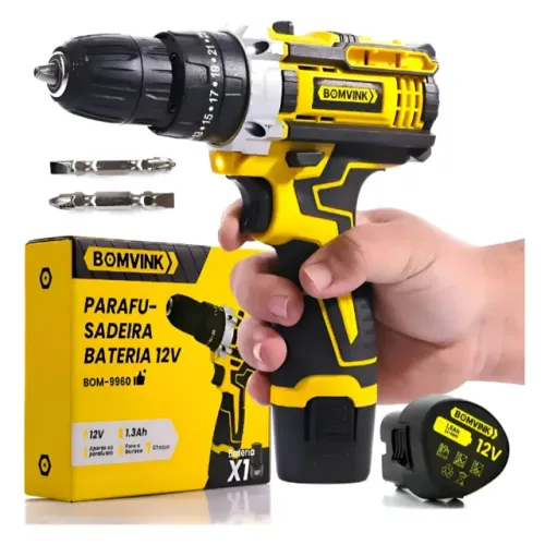 Parafusadeira Elétrica Sem Fio 12v