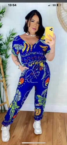 Macacão azul 