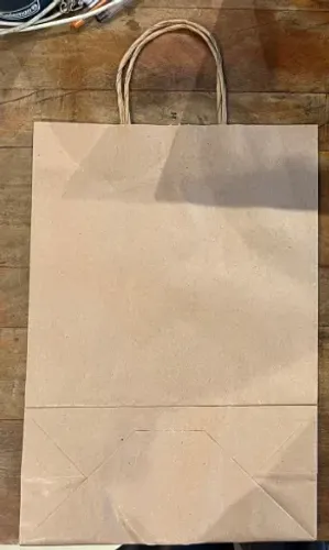 Sacola de Papel Kraft (35 cm x 24 cm) 40 un.