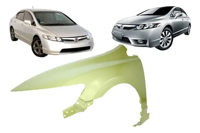 Paralama Civic 2007 2008 2009 2010 2011 New Honda L Esquerdo