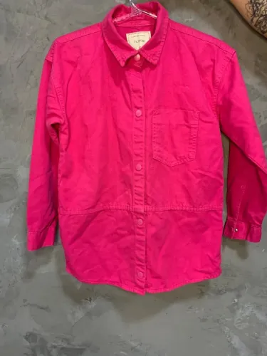 Jaqueta Jeans Rosa Pink Palomino Infantil TAM 10