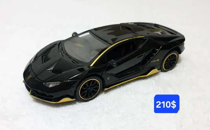 Carrinho miniatura Lamborguini Centenário LP770 escala 1/24