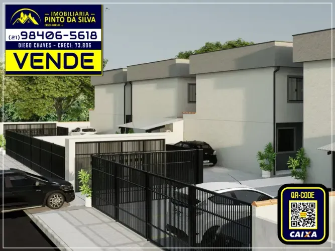 Imóvel para venda com 42 metros quadrados com 2 quartos em Ipiíba - São Gonçalo - RJ