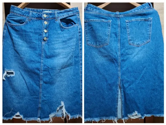 Saia Jeans Destroyed - Linda!