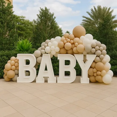 Letras BABY 3D disponível pra locação