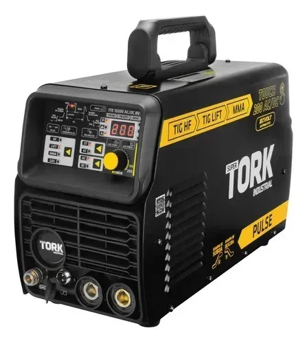 Maquina De Solda Inversora Mma Tig Aluminio Acdc 200a Tork Cor Preto Frequência 50/60Hz