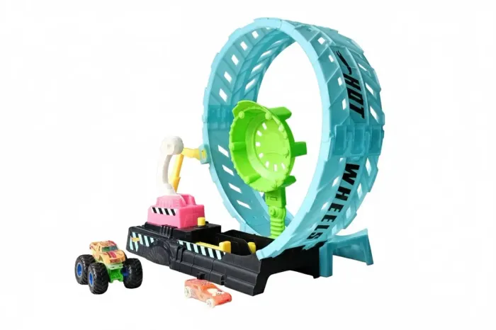 Pista Hot Wheels Monster Truck Epic Loop Brilha no Escuro