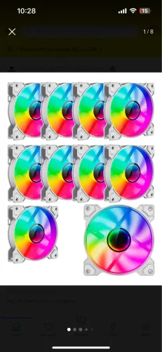 Kit 11 Fans Gamemax Austra Novas na caixa 