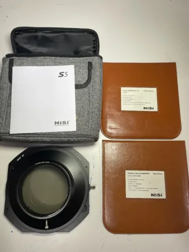 NISI Kit S5 Suporte de filtro  de 150 mm com CPL , filtro nano IR GND8  e nano IR ND64