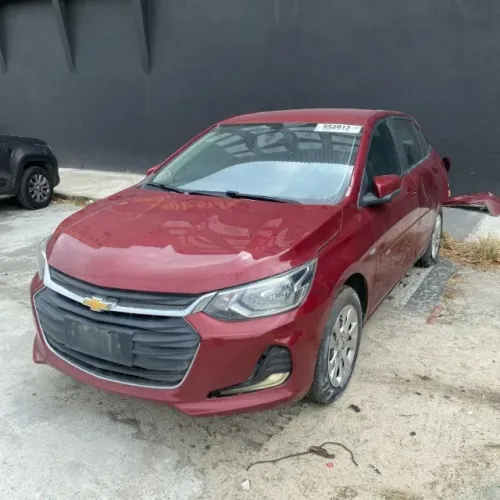 Sucata Chevrolet Onix 1.0 LT 12v Ecotec 2020 Vermelho