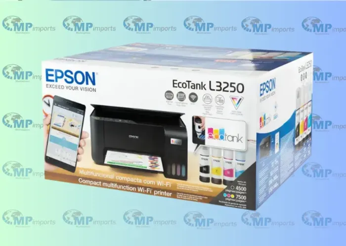 Loja MP Imports: Impressora Multifuncional Epson Ecotank L3250 - Tanque de Tinta Colorida 