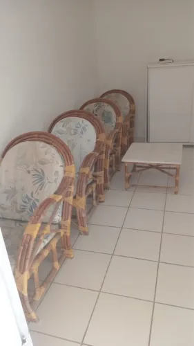 Conjunto de Mesa de Vime