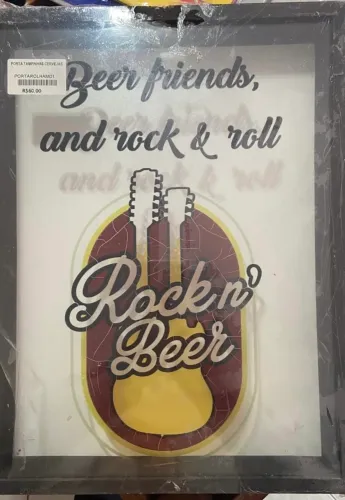 Porta rolha Decorativo Rock n' Beer