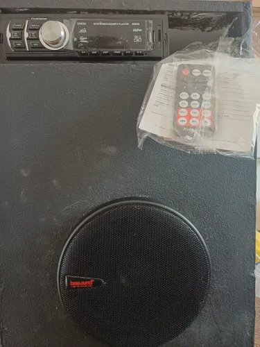 Caixa de som corujinha player automotivo amplificado FM Bluetooth NOVA fonte 12v 