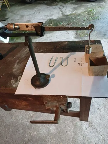 Balança de antiga Welch Chicago