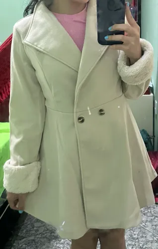 Casaco Sobretudo Bege 