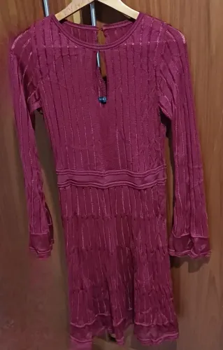 Vestido de linha.