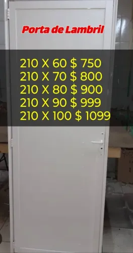 Porta de Lambril sob medida