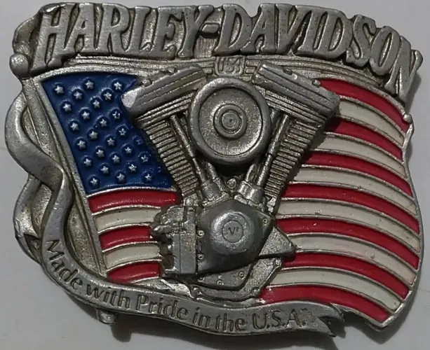 Fivela de cinto Harley-Davidson USA 1991