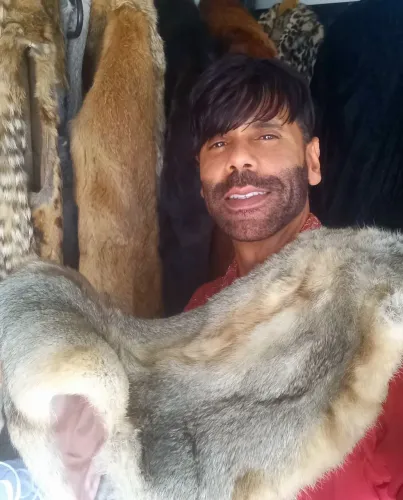 Estola de pele - Luxuoso e elegante