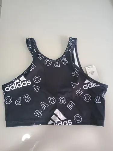 Top Adidas Cropped Preto