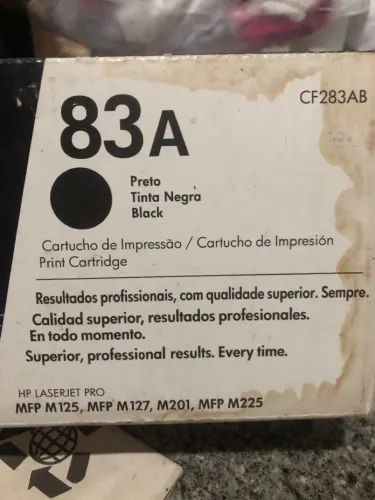 Toner/Cartucho de Impressora HP 83A Preto