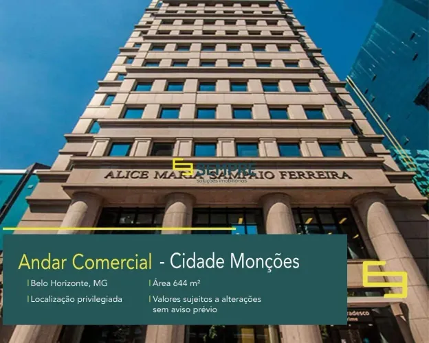 Andar para locação no Ed. Alice Maria Sampaio Ferreira