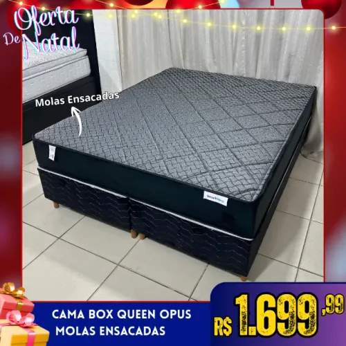 Cama Box Queen Molas Ensacadas Entrega Grátis