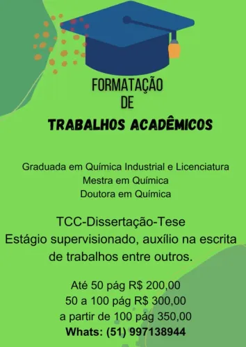 Formatação de trabalhos