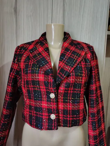 Casaco Feminino Cropped (M)
