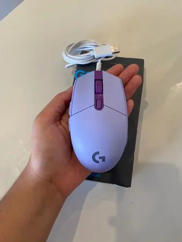 Mouse Logitech G203 LIGHTSYNC Lilás