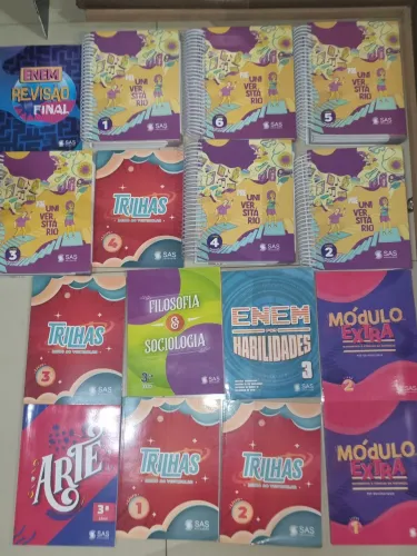Kit pré universitário SAS educação 2025