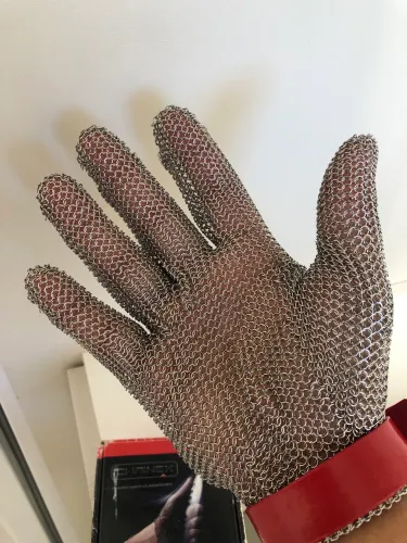 Luva de Aço Inox Honeywell Chainex Original Nova | Proteção Anticorte