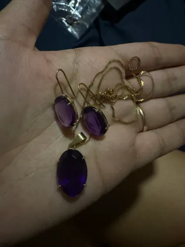 Conjunto em ouro 18k