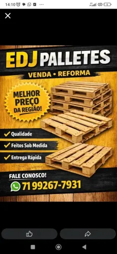 Palletes de madeira e móveis de paletes