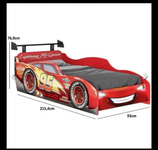 Cama infantil carros sem colchão